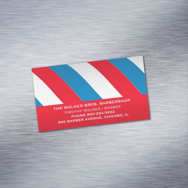 Carte De Visite Magnétique Barbershop (In Situ)