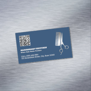 Carte De Visite Magnétique Barre personnalisée QR