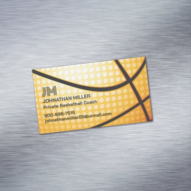 Carte De Visite Magnétique Basket (In Situ)