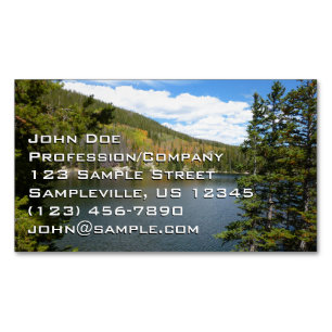 Carte De Visite Magnétique Bear Lake à Rocky Mountain National Park