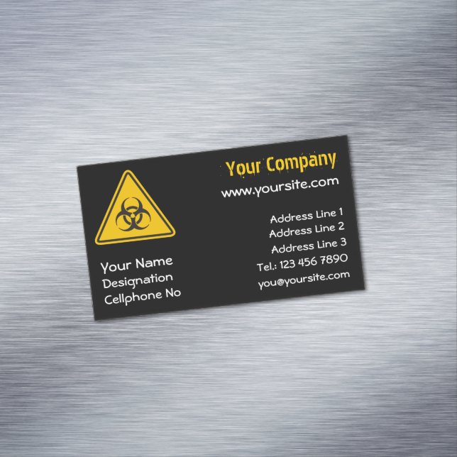 Carte De Visite Magnétique Biohazard icon (In Situ)
