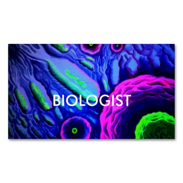 Carte De Visite Magnétique Biologiste (devant)