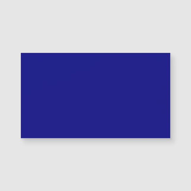 Carte de visite magnétique bleu marine (Devant)