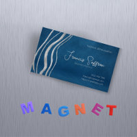 Bleu peluché avec Abstrait argenté