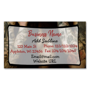 Carte De Visite Magnétique Carte magnétique de l'information d'affaires de