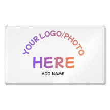 Carte magnétique publicitaire avec logo d'entrepri