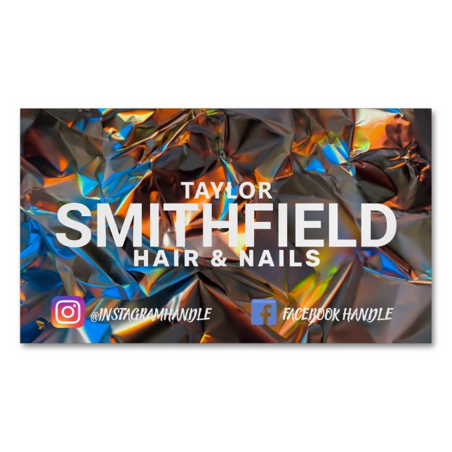 Carte De Visite Magnétique Changement de couleur (devant)