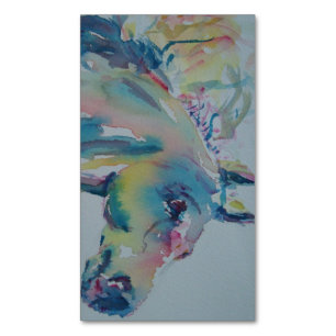 Carte De Visite Magnétique Cheval de plusieurs couleurs