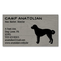 Chien de Berger Anatolien Silhouette Faux Style Bo