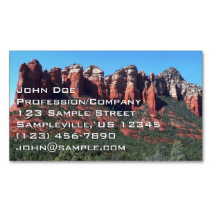Carte De Visite Magnétique Coffee Pot Rock II à Sedona Arizona