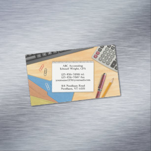 Carte De Visite Magnétique Comptabilité