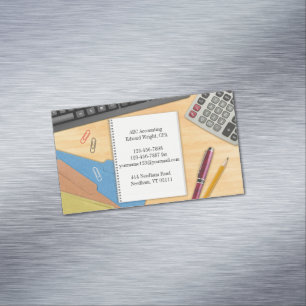 Carte De Visite Magnétique Comptabilité