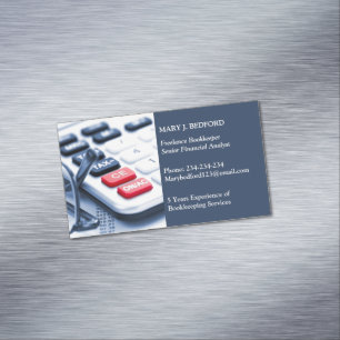 Carte De Visite Magnétique Comptable