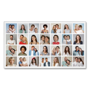 Carte De Visite Magnétique Créez votre propre 28 Photo Collage Pack de 25