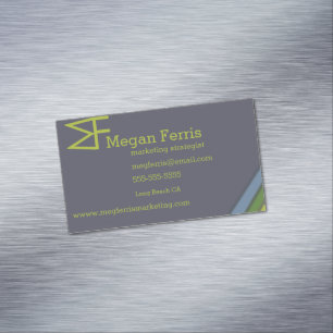 Carte De Visite Magnétique Crise et dramatique