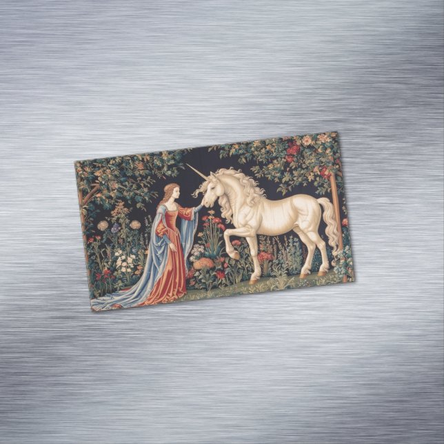 Carte De Visite Magnétique Dame à la licorne (In Situ)