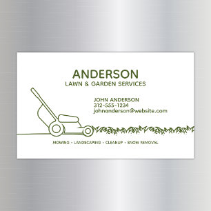 Carte de visite magnétique de nettoyage Home & Off