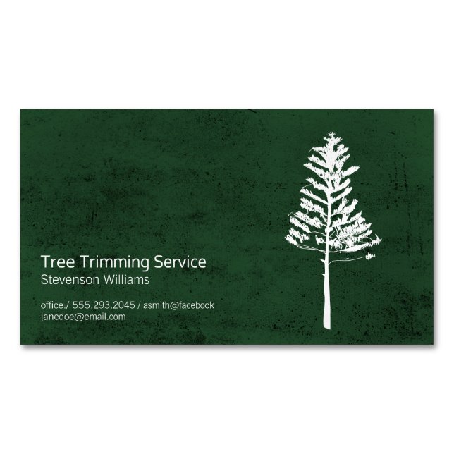 Carte De Visite Magnétique Déclenchement de l'arbre | Nature Extérieure | Pay (devant)