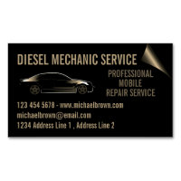 Diesel Mécanicien Automobile Réparation or
