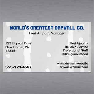 Carte De Visite Magnétique Drywall