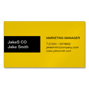 Carte De Visite Magnétique Duo dynamique