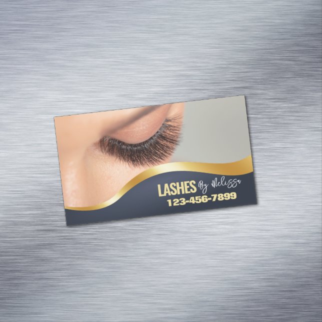 Carte De Visite Magnétique Extension Eyelash moderne Beauty Maquillage Artist (In Situ)