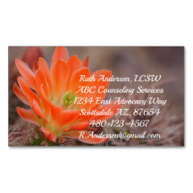 Fleur de cactus oranges