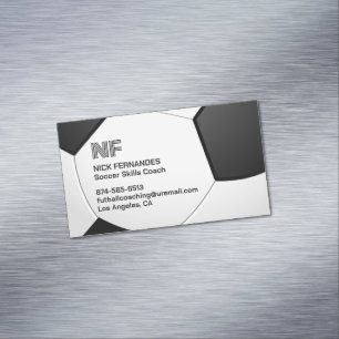 Carte De Visite Magnétique Football