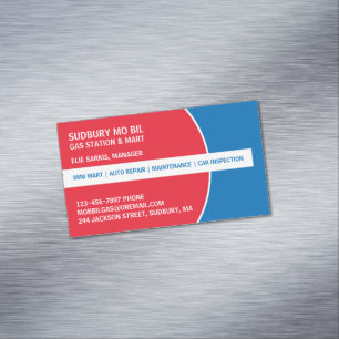 Carte De Visite Magnétique Gare