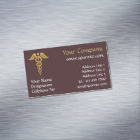 Golden Double Snake Caduceus