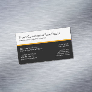 Carte De Visite Magnétique Immobilier commercial