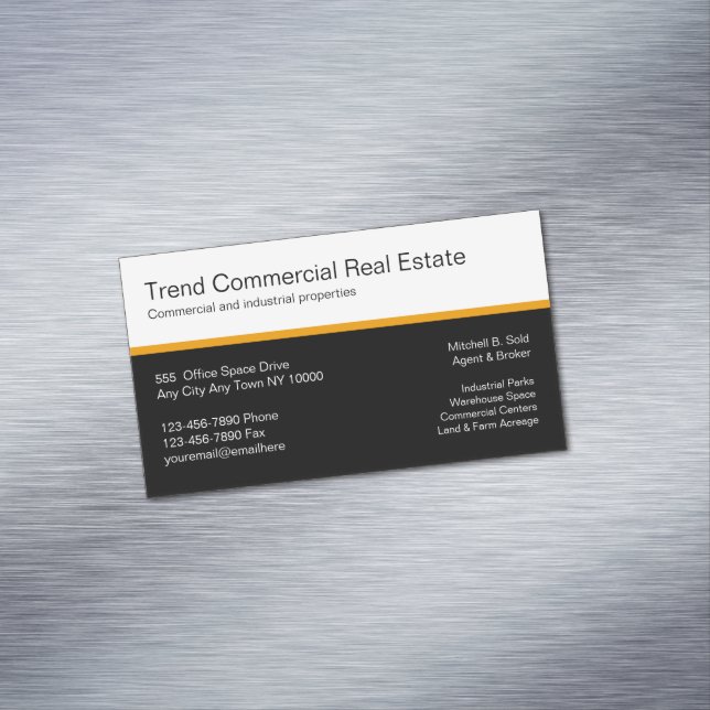 Carte De Visite Magnétique Immobilier commercial (In Situ)