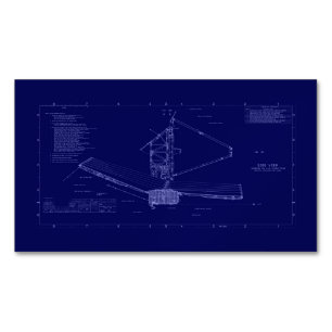 Carte De Visite Magnétique James Webb dévoiler le plan directeur de l'univers