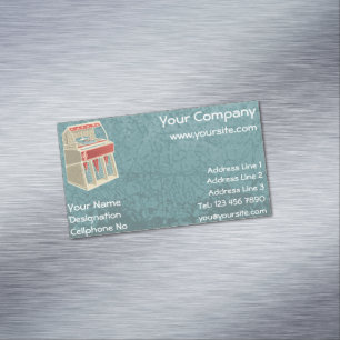 Carte De Visite Magnétique Juke-box