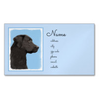 Labrador Retriever Black Peinture Original Chien A