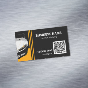Carte De Visite Magnétique Lavage de voiture professionnel de detailing autom