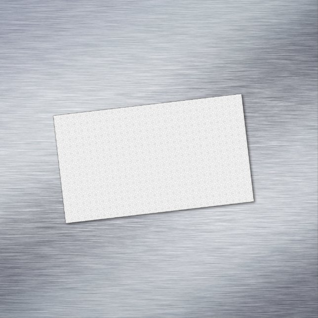 Carte De Visite Magnétique Light Grey Geometric Tile Pattern (In Situ)