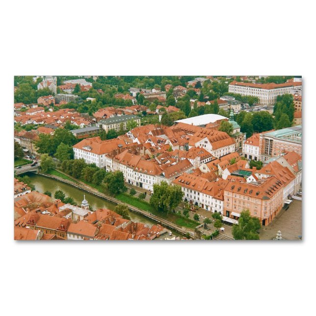 Carte De Visite Magnétique Ljubljana d'en haut (devant)