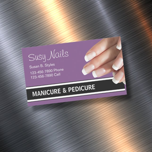 Carte De Visite Magnétique Manucure Perfect Nails Design (Créateur téléchargé)