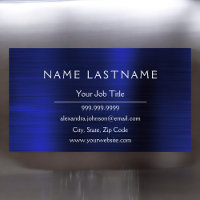 Marine Blue Metallic Foil Entreprise moderne