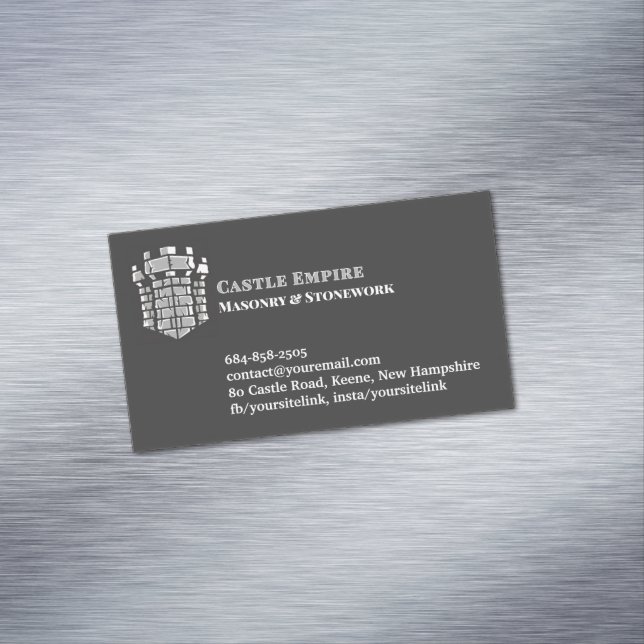 Carte De Visite Magnétique Masonry Chimney (In Situ)