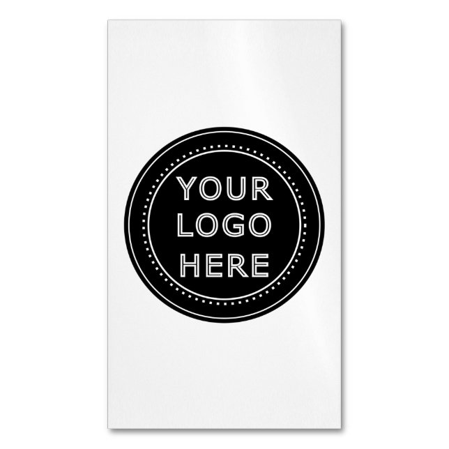 Carte De Visite Magnétique Moderne, minimaliste, élégant et personnalisable (devant Vertical)