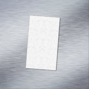 Carte De Visite Magnétique Motif floral monochrome – Art élégant sans couture