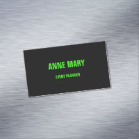 Neon Green Black Custom Color Mariage Event Modern