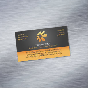 Carte De Visite Magnétique N'importe quel logo