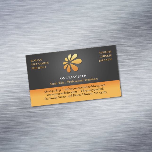 Carte De Visite Magnétique N'importe quel logo (In Situ)