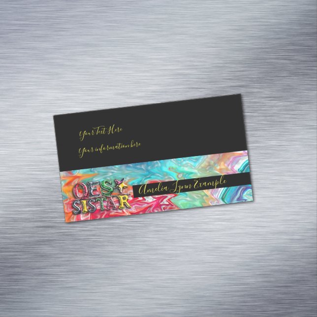 CARTE DE VISITE MAGNÉTIQUE OE SISTAR (In Situ)
