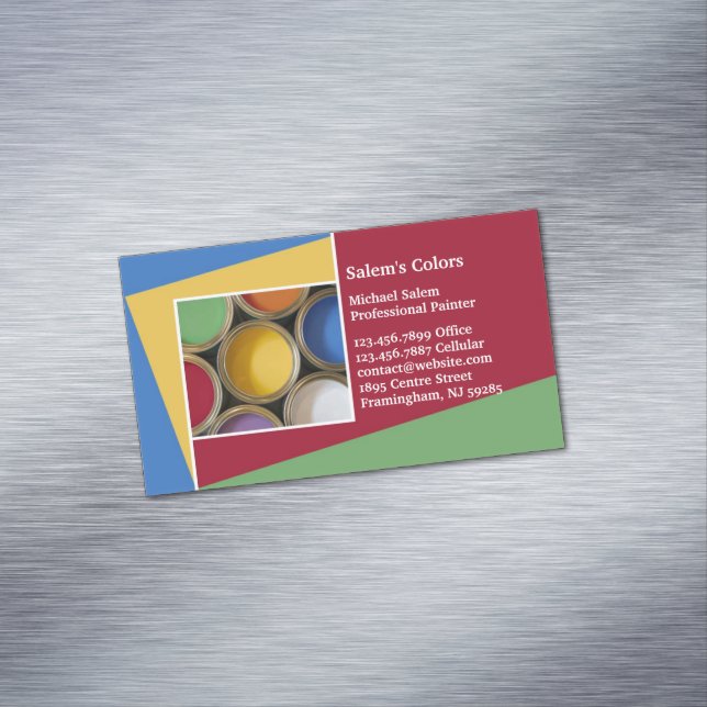 Carte De Visite Magnétique Peinture (In Situ)