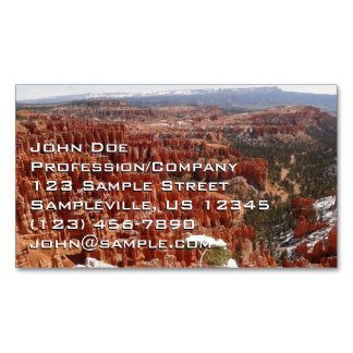 Carte De Visite Magnétique Point d'inspiration à Bryce Canyon I