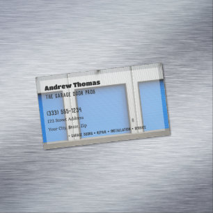 Carte De Visite Magnétique Porte de garage
